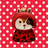 "Kusameow" Yayoi Kusama kerstbal - SuperMatique
