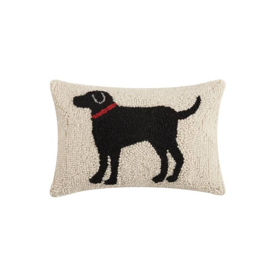 Labrador hond klein handgeknoopt kussen - SuperMatique