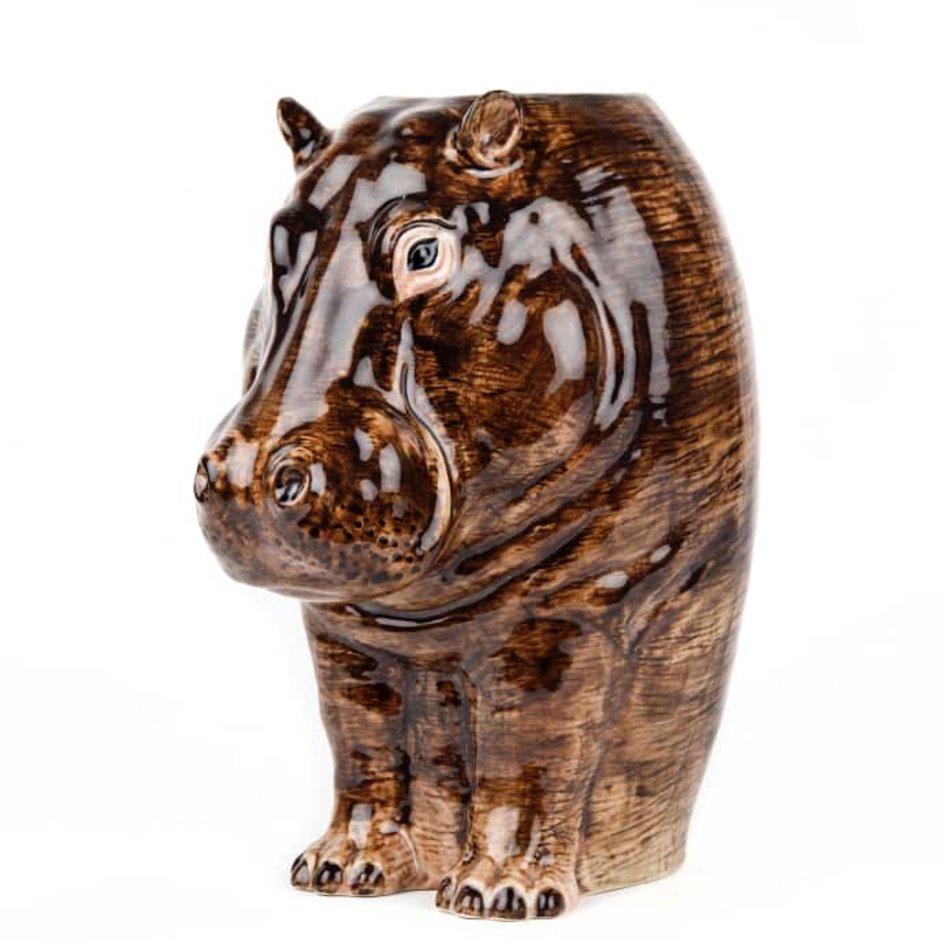 Nijlpaard Bloemenvaas Quail Ceramics - SuperMatique