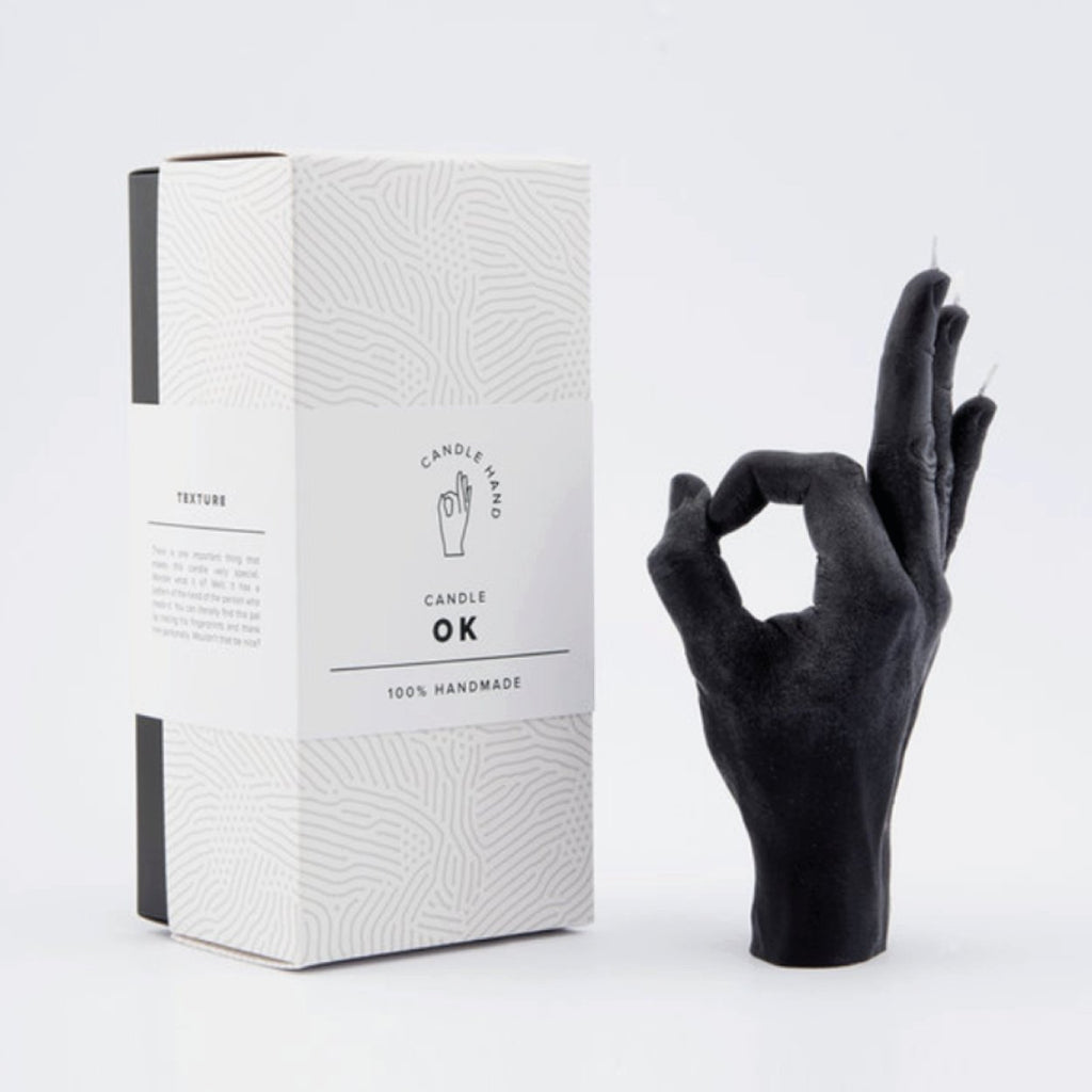 OK Candle Hand black - SuperMatique