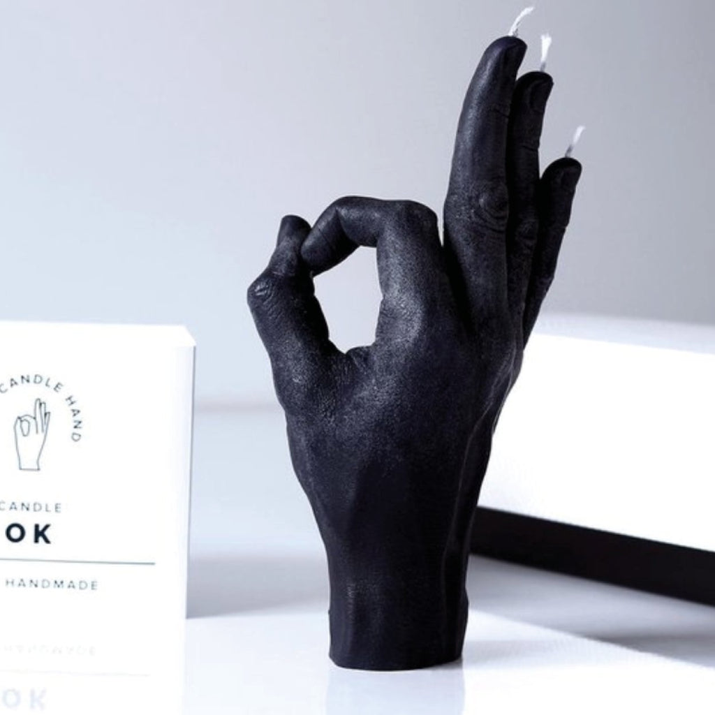 OK Candle Hand black - SuperMatique