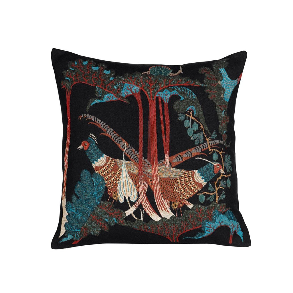 Pheasants and Rhubarbs tapestry sierkussen - SuperMatique