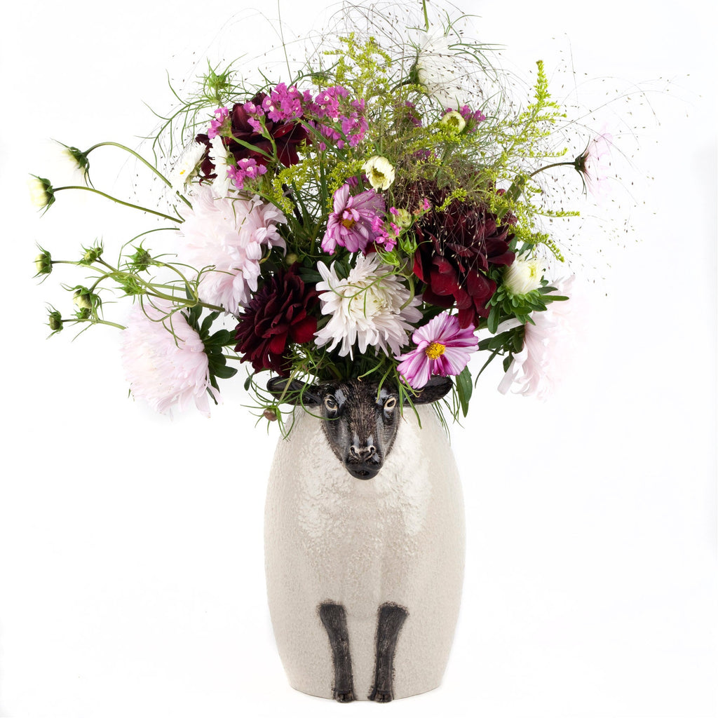Stockente, Ente - Grosse Blume Vase Quail Ceramics