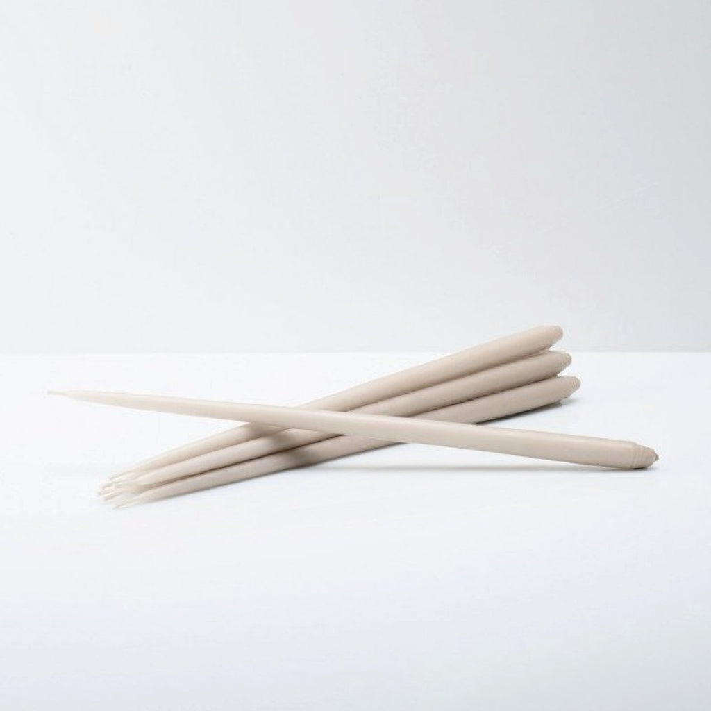 STOFF Nagel taps toelopende kaars door Ester & Erik 6-pack sand - SuperMatique