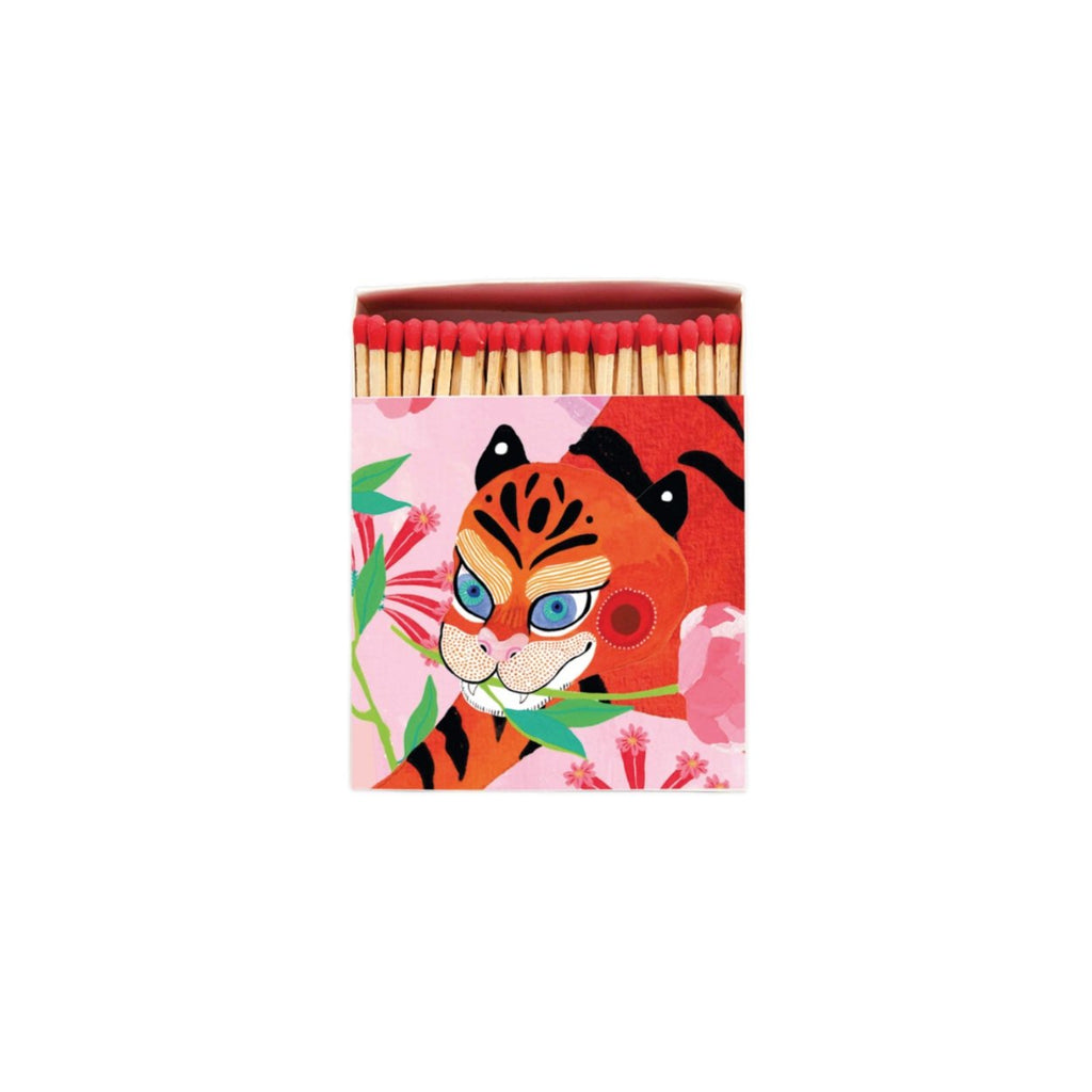 Tiger with Peony Luciferdoosje - SuperMatique