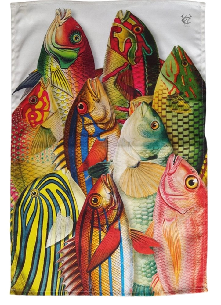 Vissen Print Theedoek - SuperMatique
