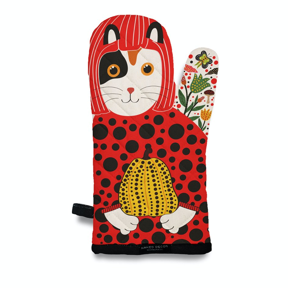 'Yayoi Kusameow' kat ovenwant - SuperMatique