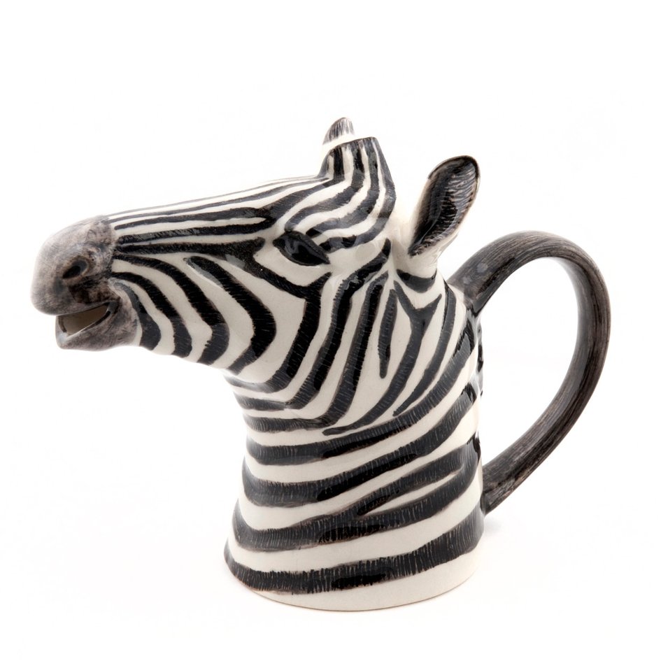 Zebra Groot Schenkkan Quail Ceramics - SuperMatique