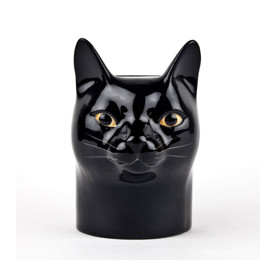 Zwarte Kat Lucky Pennen Pot Quail Ceramics - SuperMatique